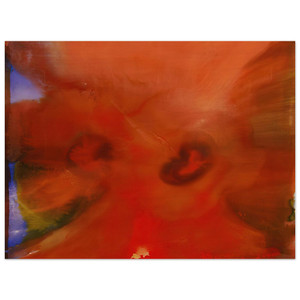Sam Gilliam  Red Petals Wood Print