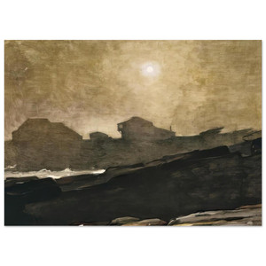 Winslow Homer Artists Studio in Afternoon Fog 1894 Art Print