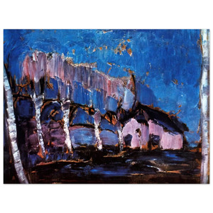 Piet Mondrian  Evening landscape Aluminum Print