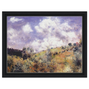 PierreAuguste Renoir  The Gust of Wind Framed Canvas
