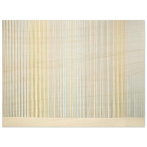 Gene Davis  Renoirs Curtain  1977 Wood Print