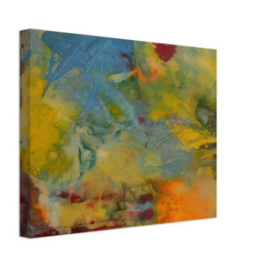 Sam Gilliam  Blue Swirl Canvas
