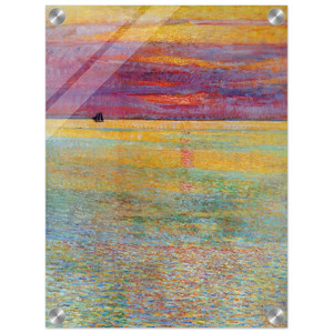 Childe Hassam  Sunset at Sea N1 Acrylic Print
