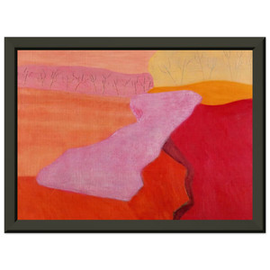 Milton Avery  Shapes of Spring  1952 Premium Metal Framed Art Print / Poster
