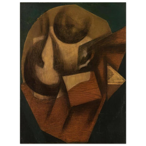 Juan Gris  THE GLASS 1914 Aluminum Print