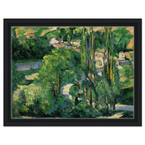 Paul Cezanne  Cote du Galet at Pontoise Framed Canvas