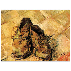 Vincent van Gogh  A Pair of Shoes Aluminum Print