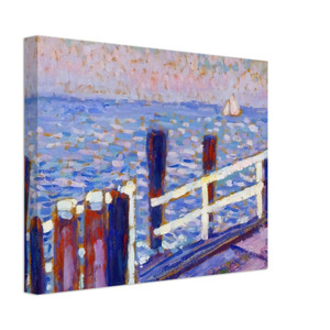 Theo van Rysselberghe  THE JETTY 1906 Canvas