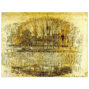 Piet Mondrian  Geinrust Farm Compositional Study Aluminum Print