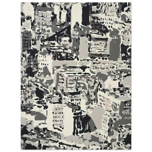 Gerhard Richter  TOWNSCAPE 1969 Aluminum Print
