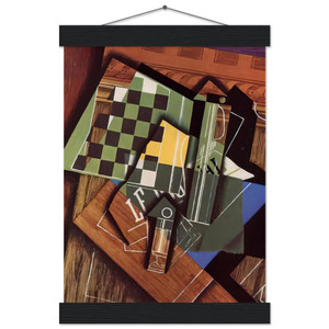 Juan Gris  THE CHECKERBOARD 1915 Museum-Quality Matte Paper Poster with Hanger