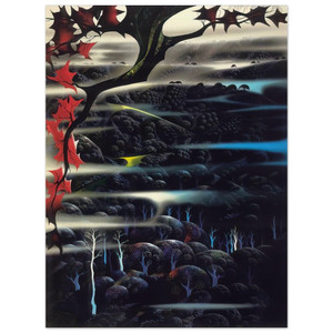 Eyvind Earle  Into the Forest Wood Print