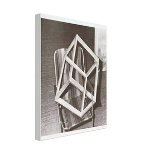 Gerhard Richter  CUBE ON LAWNCHAIR Canvas