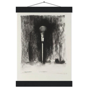 Jim Dine UNTITLED FROM TEN WINTER TOOLS 1973 Matte Paper Poster Hanger