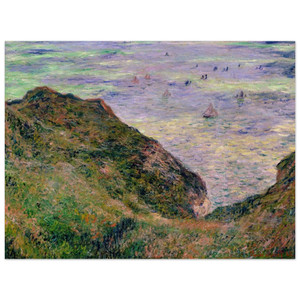claude monet  View Over the Sea Wood Print