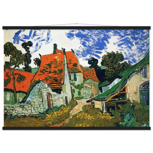Vincent van Gogh Street in Auvers Museum-Quality Matte Paper Poster with Hanger