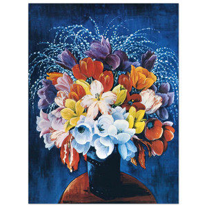 Moise Kisling  BOUQUET OF TULIPS Aluminum Print