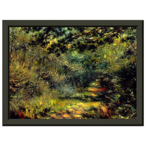 PierreAuguste Renoir  Forest Path N2 Premium Metal Framed Art Print / Poster