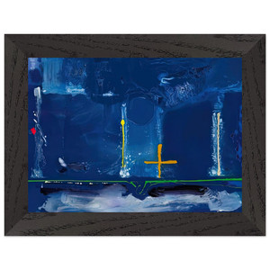 Helen Frankenthaler  Sister Sky 1991 Premium Wooden Framed Art Print / Poster