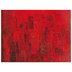Philip Guston  RED PAINTING 1950 Wood Print