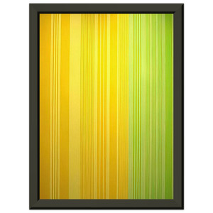 Gene Davis  LimeLemon  1970 Premium Metal Framed Art Print / Poster