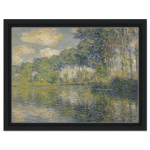 claude monet  Poplars on the Epte Framed Canvas