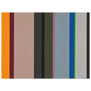 Karl Benjamin  VS  1960 Aluminum Print