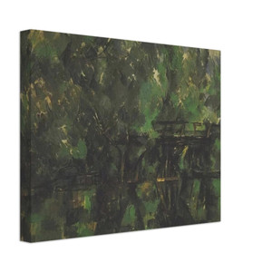 Paul Cezanne  Bridge over the pond Canvas