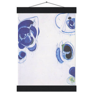 Sam Francis  Blue Balls VII Museum-Quality Matte Paper Poster with Hanger