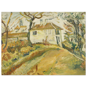 Chaim Soutine  WHITE HOUSE ON A HILL Wood Print