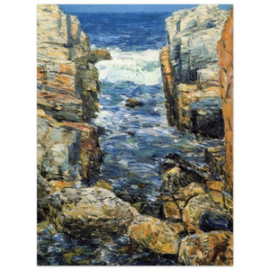 Childe Hassam  The South Gorge Appledore Isles of Shoals Aluminum Print