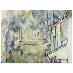 Paul Cezanne  Mill on the River Aluminum Print