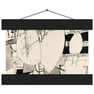 Gene Davis  Inner Space  1952 Museum-Quality Matte Paper Poster with Hanger