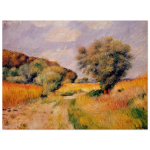 PierreAuguste Renoir  Fields of Wheat Aluminum Print