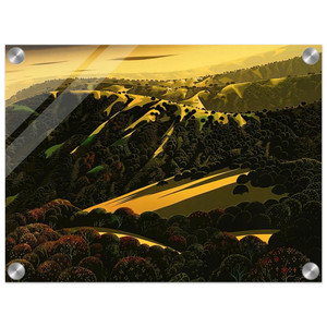 Eyvind Earle  Santa Cruz Mountains Acrylic Print