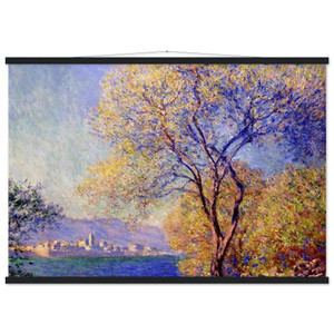 claude monet Antibes Seen from the Salis Gardens 01 Matte Poster with Hanger