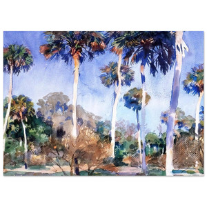 John Singer Sargent  Palms Fine Art Poster / Art Print