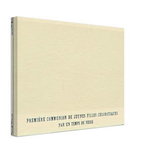 Alphonse Allais  First Communion of Anaemic Young Girls in the Snow Canvas