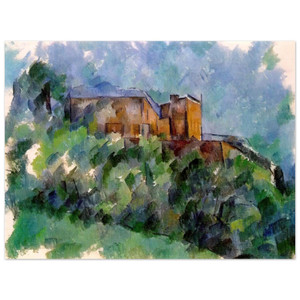 Paul Cezanne  Chateau Noir Aluminum Print