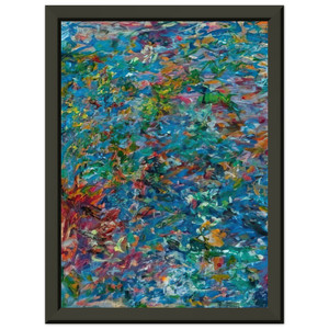 Milton Resnick  UNTITLED 1963 N4 Premium Metal Framed Art Print / Poster