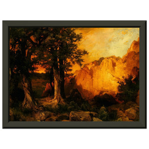 Thomas Moran  The Grand Canyon Premium Metal Framed Art Print / Poster