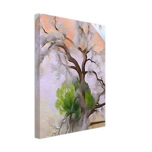 Georgia OKeeffe  Pinons with Cedar Canvas