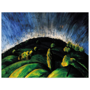 Laszlo MoholyNagy  Mountains of Buda Aluminum Print