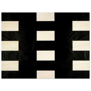 Ellsworth Kelly  White and Black Wood Print