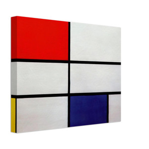 Piet Mondrian  Composition C NoIII with Red Yellow and Blue Canvas