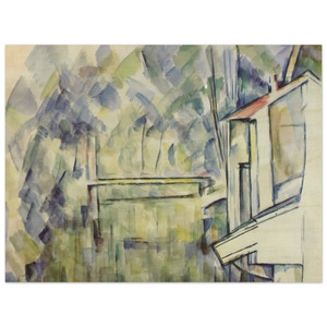 Paul Cezanne  Mill on the River Wood Print