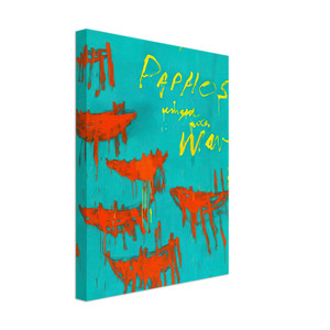 Cy Twombly  Leaving Paphos Ringed With Waves V Canvas