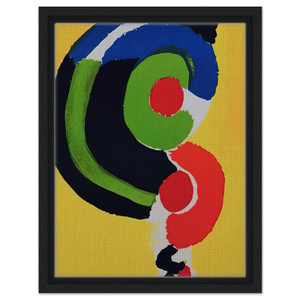 Sonia Delaunay  COMPOSITION FOR XXE SIECLE Framed Canvas