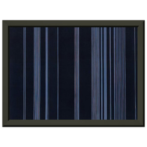 Gene Davis  Night Patrol  1975 Premium Metal Framed Art Print / Poster