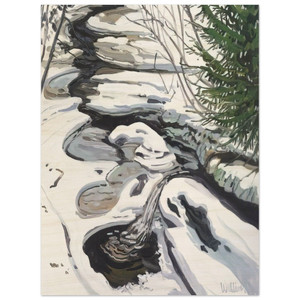 Neil Welliver  Study for Head of Passagassawaukeg  1992 Wood Print